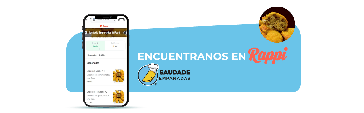 saudade en rappi