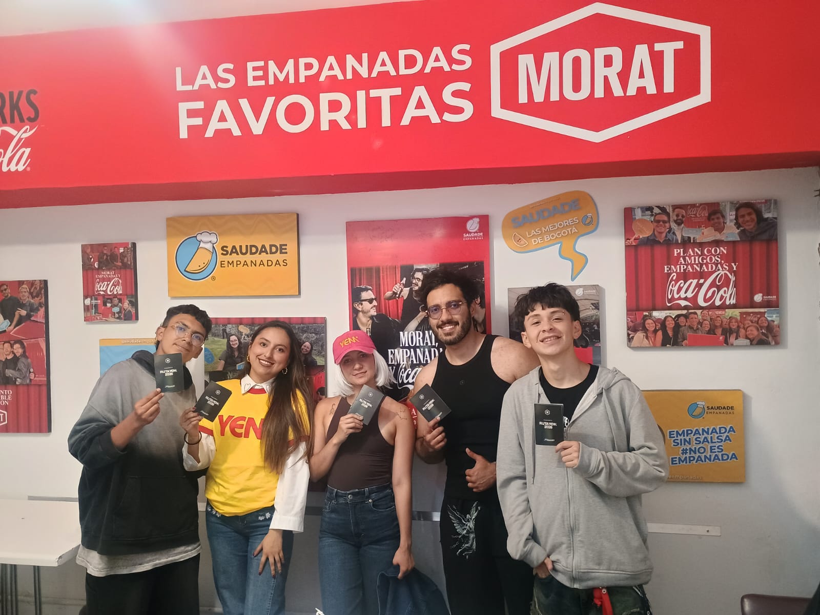 Detalle de las empanadas artesanales Saudade